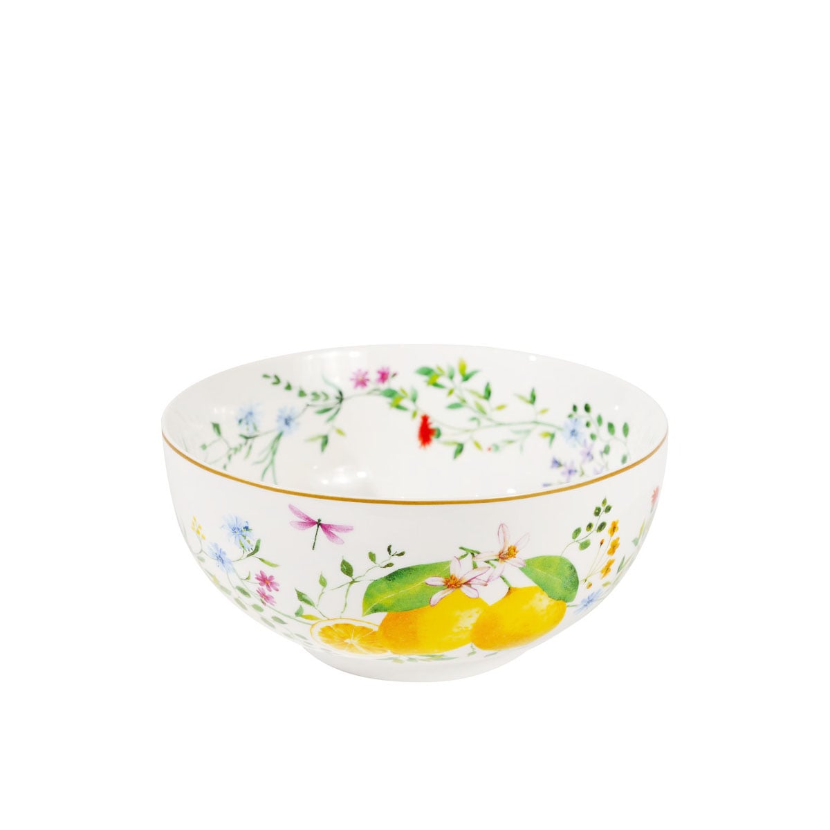 ფიალა ფაიფურის 15 სმ Fleurs et Citrons Easy Life