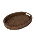 La Porcellana Bianca Botanio Rattan Oval Tray 45x35x5 CM