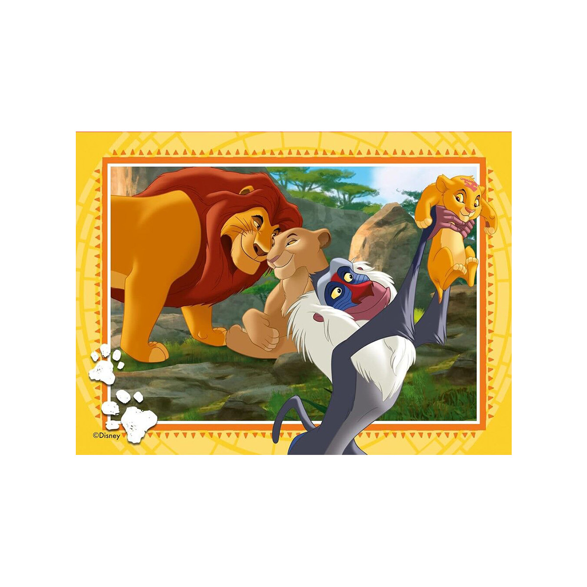 ფაზლი 12-16-20-24 ნაწილით The Lion King Ravensburger - Image 4