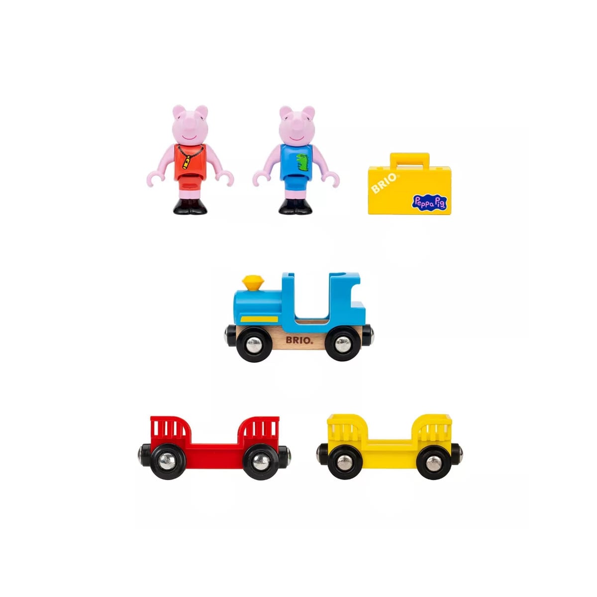 მატარებლის ნაკრები ფიგურებით Peppa Pig Train Brio - Image 5