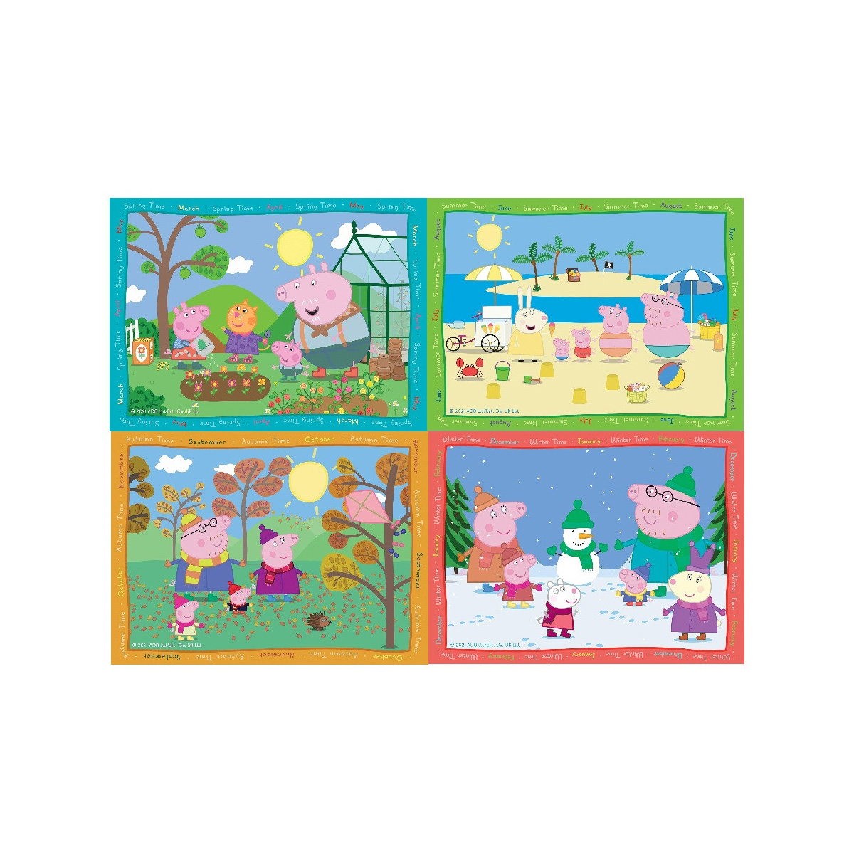 ფაზლი 12-16-20-24 ნაწილით 1x4 Peppa Pig Ravensburger - Image 2
