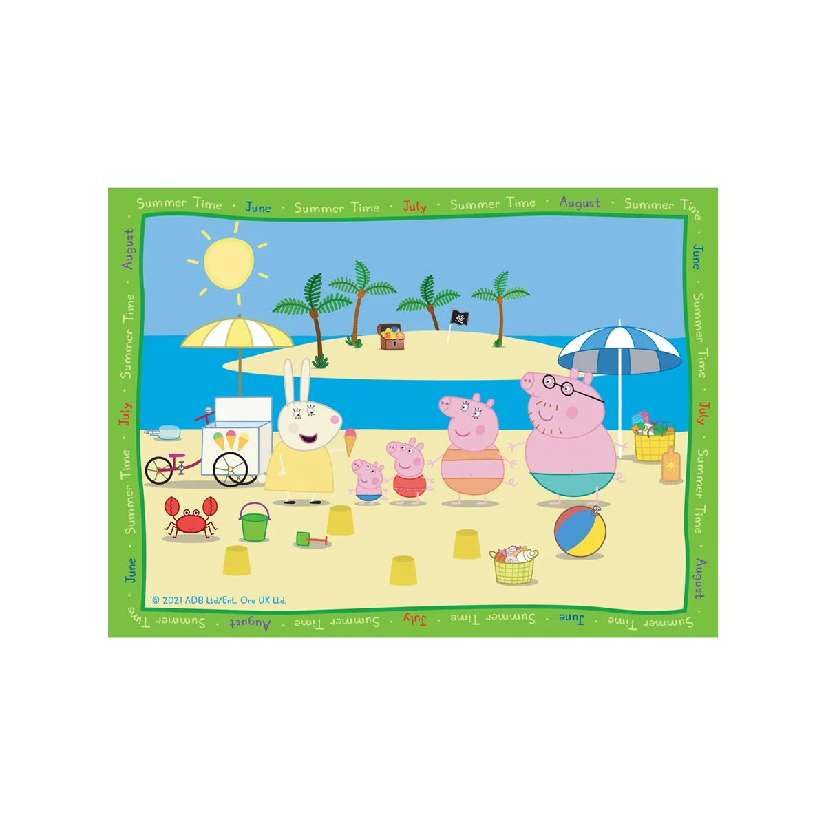 ფაზლი 12-16-20-24 ნაწილით 1x4 Peppa Pig Ravensburger - Image 5