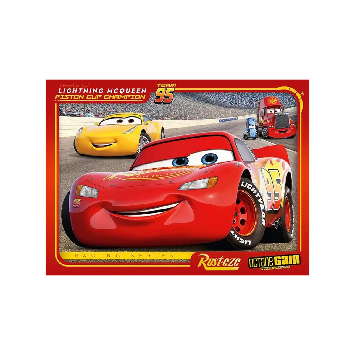 ფაზლი 12-16-20-24 ნაწილით 1x4 Disney Cars Ravensburger - Image 3