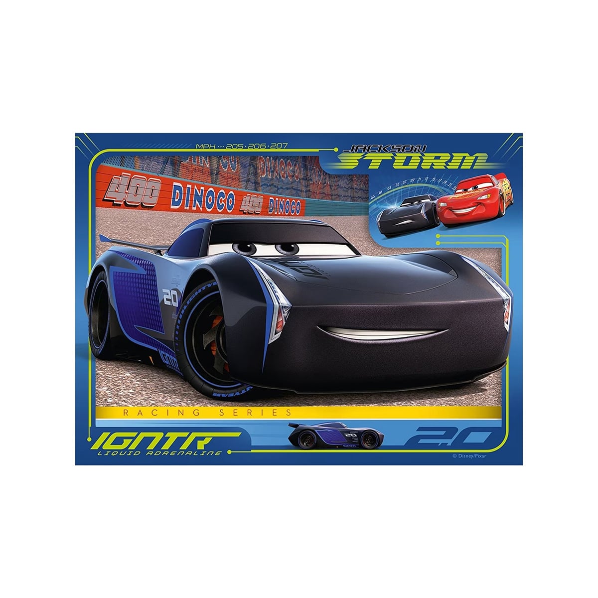 ფაზლი 12-16-20-24 ნაწილით 1x4 Disney Cars Ravensburger - Image 4
