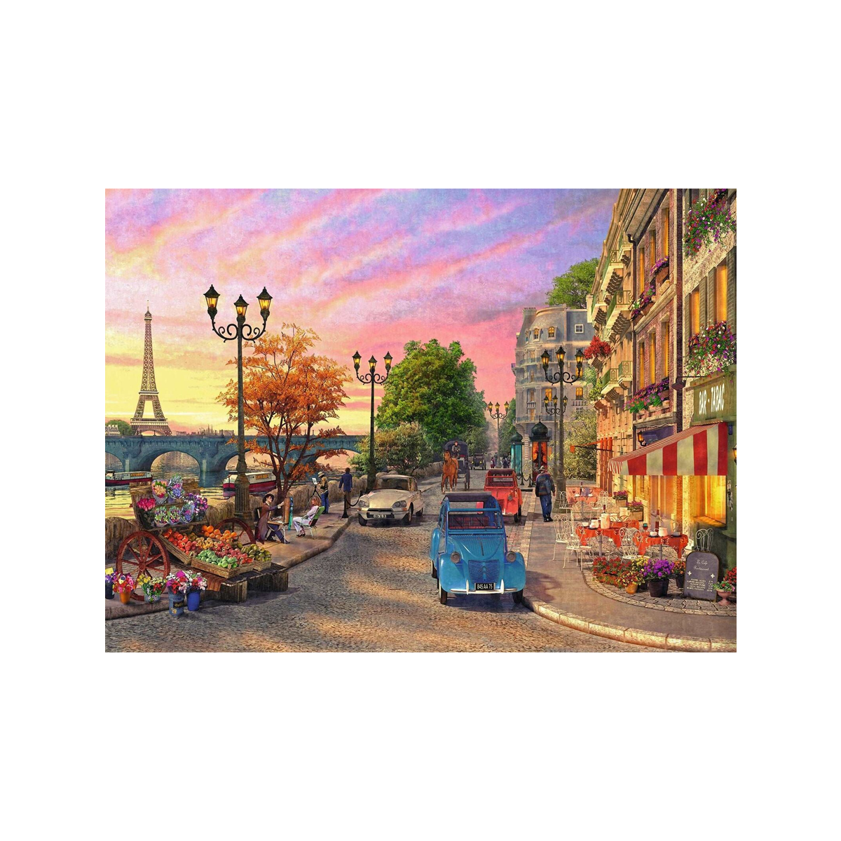 ფაზლი 500 ნაწილით A Paris Evening Ravensburger - Image 2