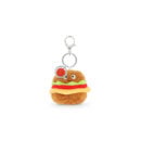 Keel Toys-Keel Eco Bag Charm Hamburger 12 CM