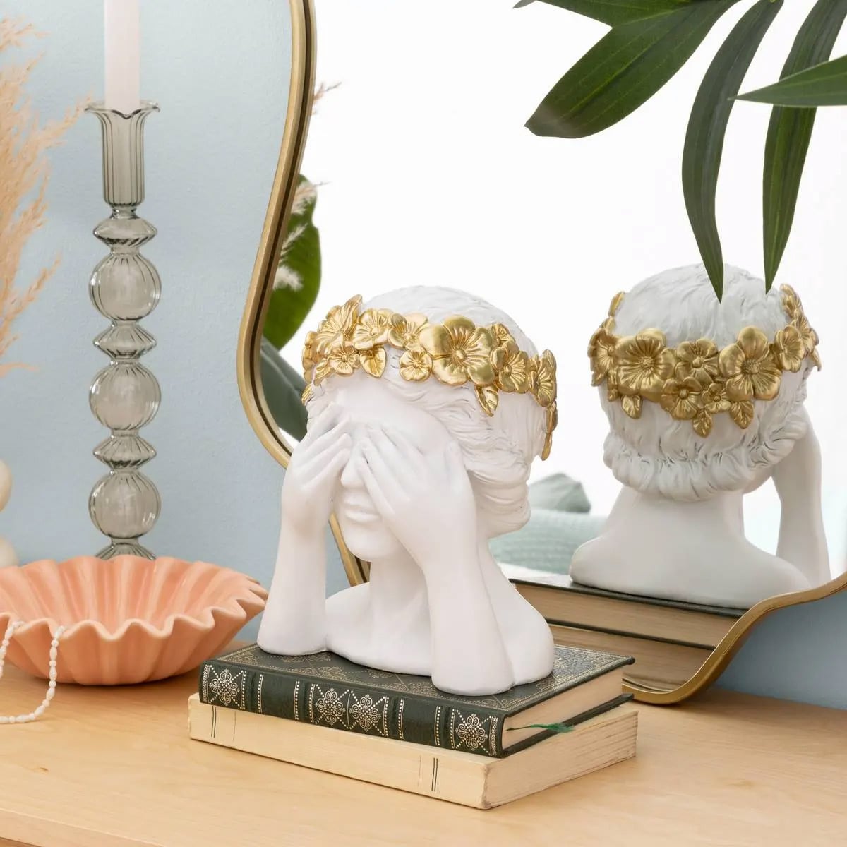 Atmosphera Wild Romance Woman Head 22 CM - Image 3