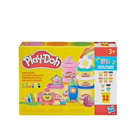 საძერწი ნაკრები 1x12 Bright Delights Play-Doh Hasbro
