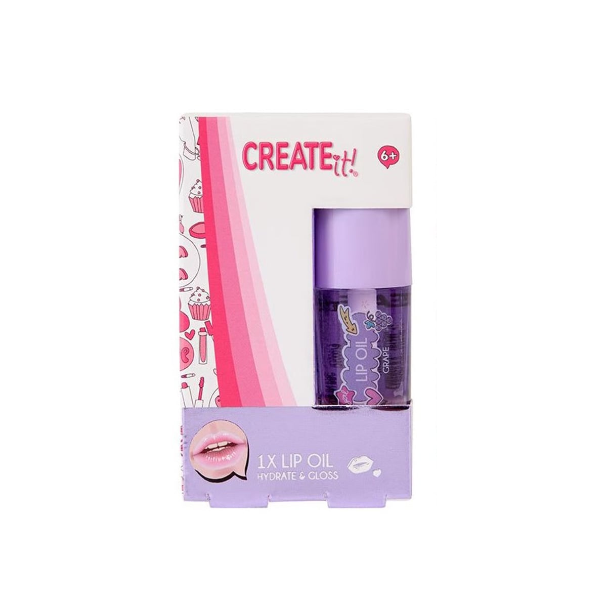 სურნელოვანი ტუჩის ზეთი ყურძნის სურნელით Create It!