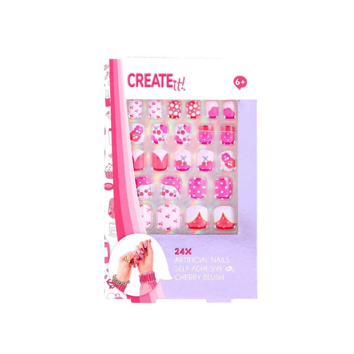 ნაკრები დასაკრავი ფრჩხილების 1x24 Create It!