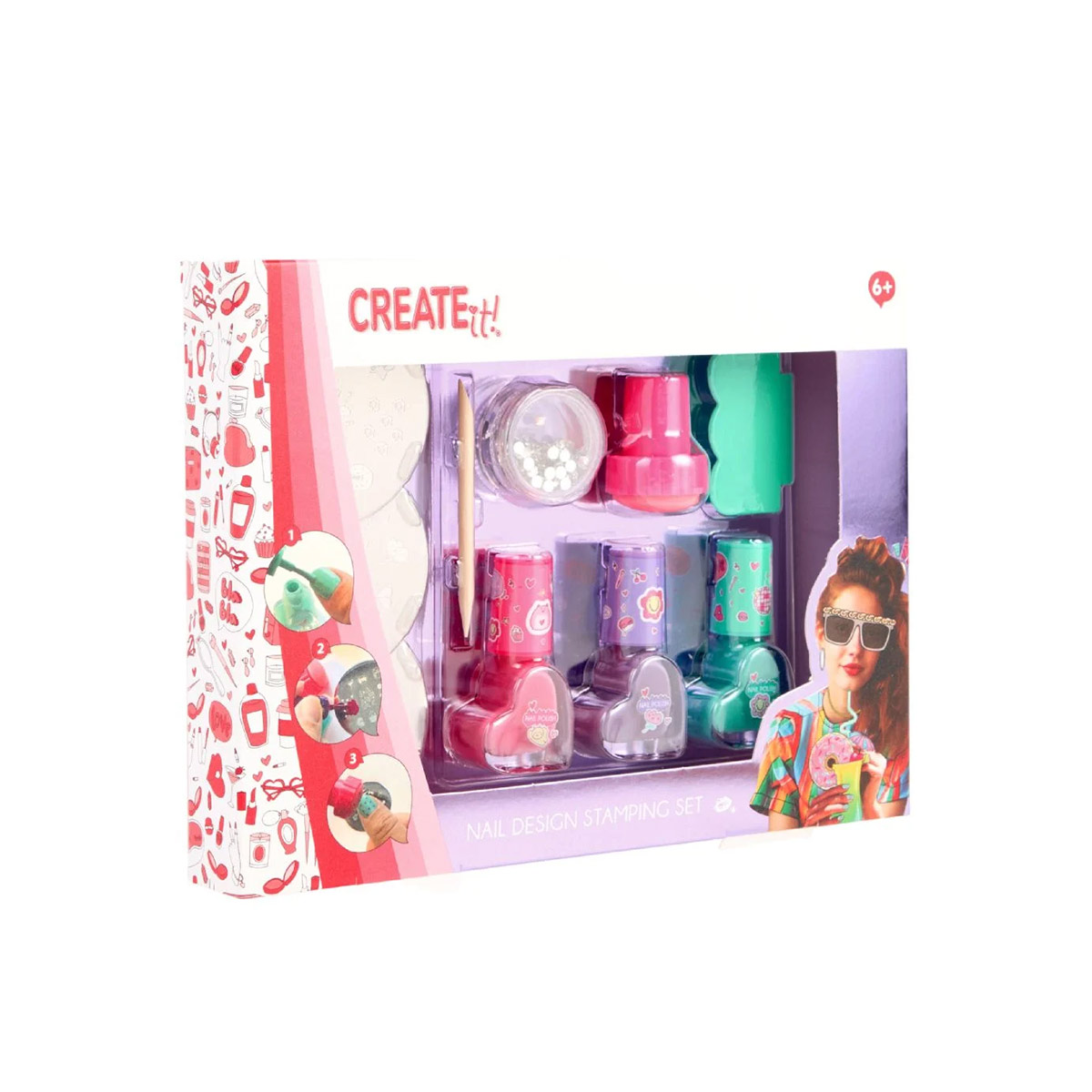 Create It! Nail Design Stamping Set - Image 2