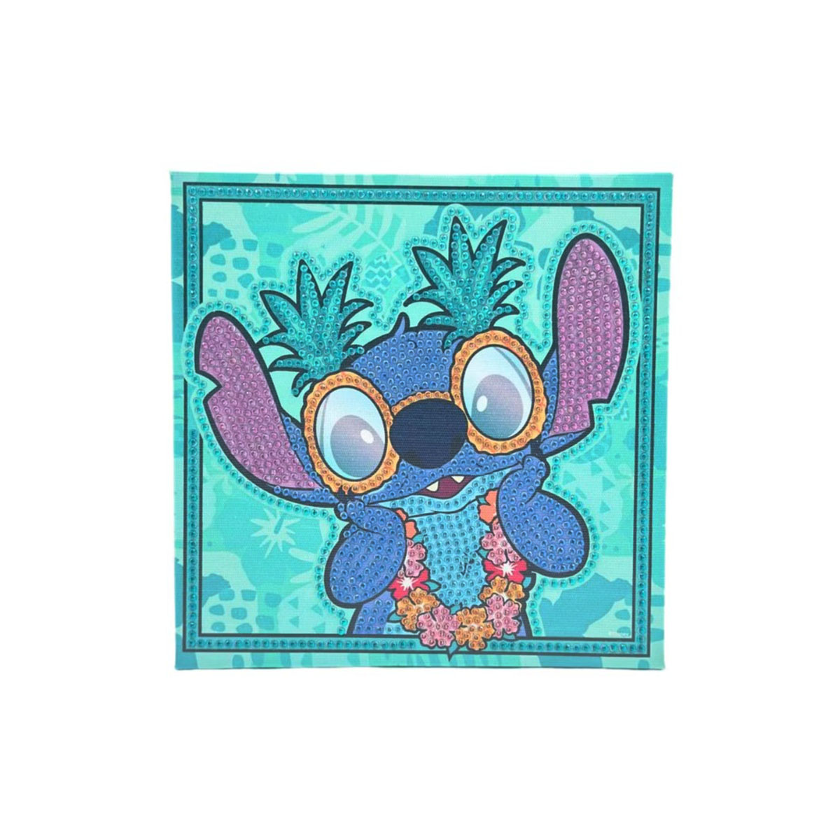 Canenco Disney Stitch Glow-In-The-Dark Diamond Painting 19x19 CM - Image 2