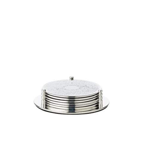 Edzard Brügge Silver Coasters Set 9 CM 1x6