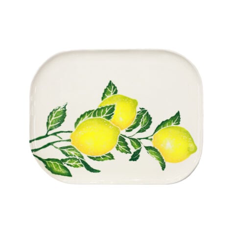 ლანგარი ლიმონების გამოსახულებით 40x30 სმ Lemons Ceramiche Fabbro