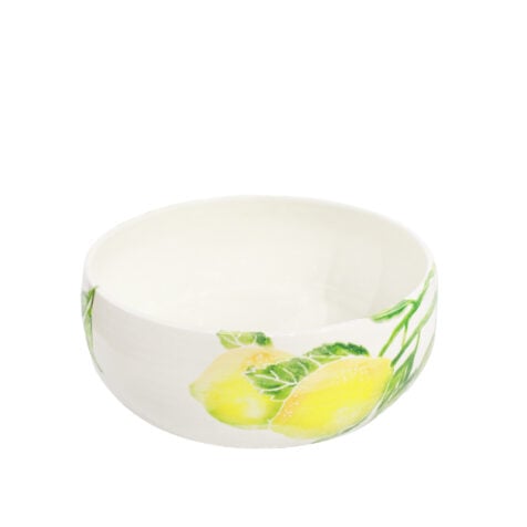 ფიალა ლიმონების გამოსახულებით 34x12.5  სმ Lemons Ceramiche Fabbro