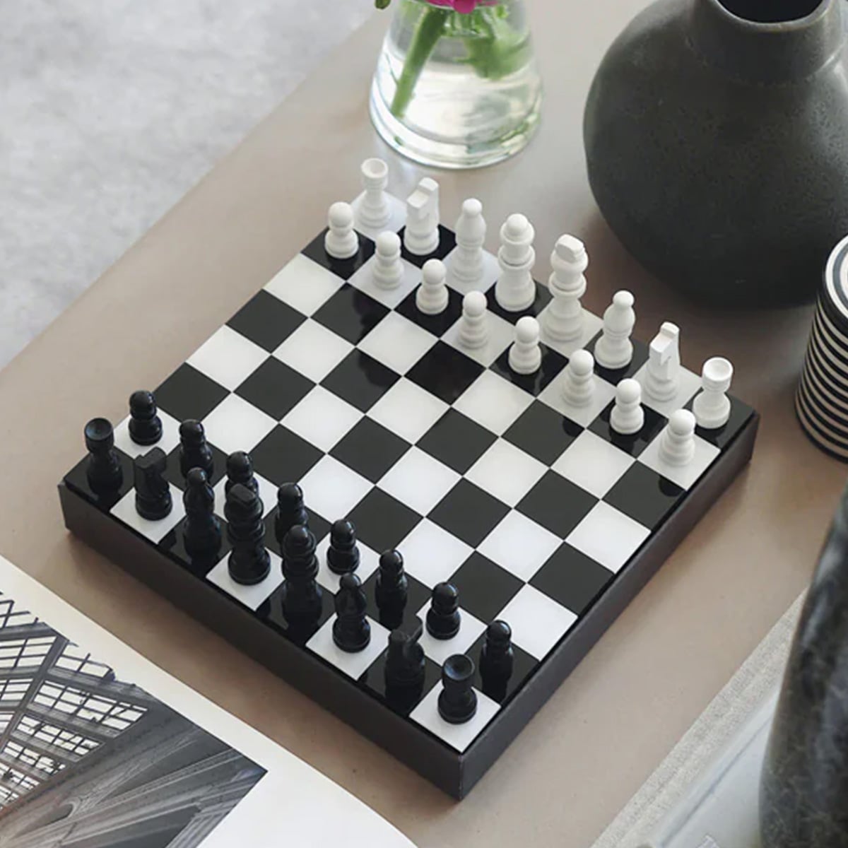ჭადრაკი მუყაოს ყუთით The Art Of Chess Classic Printwork - Image 6