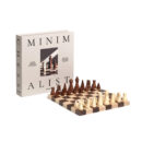 ჭადრაკი მუყაოს ყუთით Chess The Minimalist Printworks