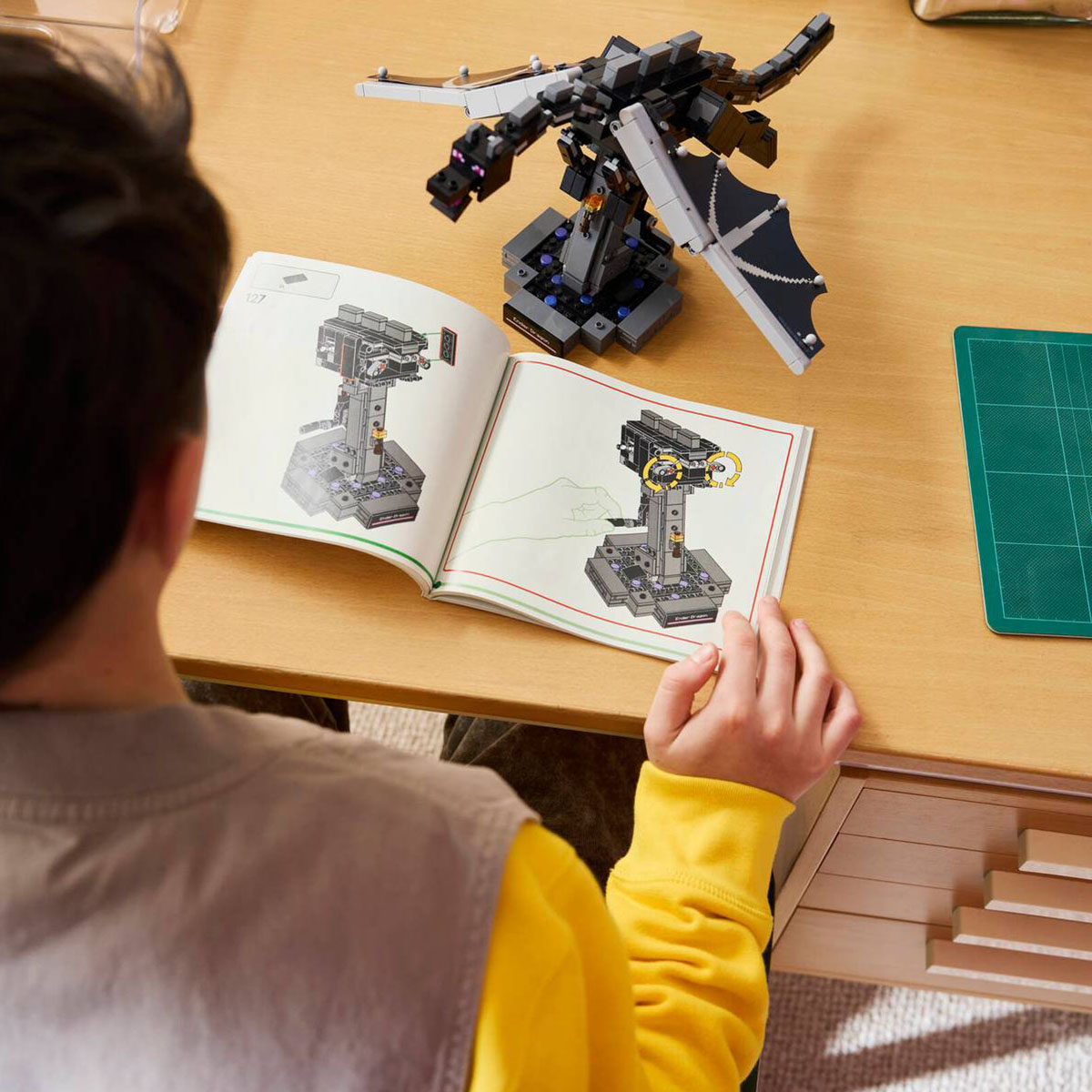 კუბიკების ნაკრები 710 ნაწილი The Ender Dragon Minecraft® Lego 21595 - Image 6