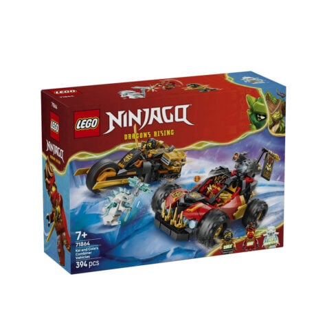 კუბიკები 394 ერთეული Kai and Cole's Combiner Vehicles Ninjago Lego 71864