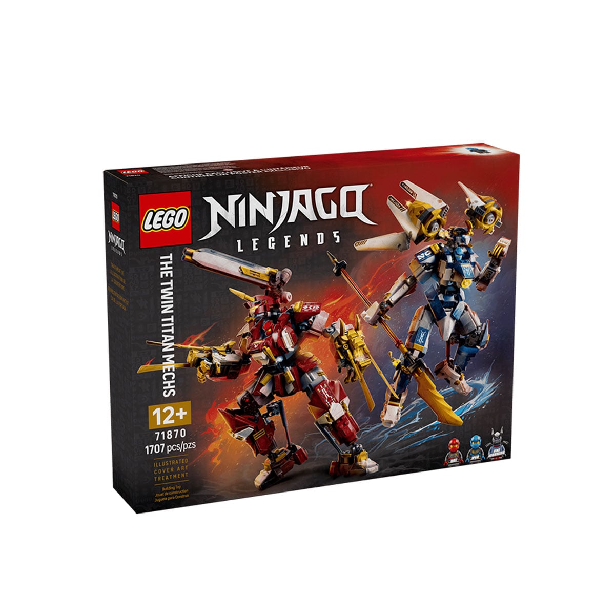 71870 Lego-NINJAGO® The Twin Titan Mechs 1707 Pieces