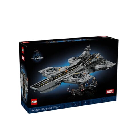 კუბიკების ნაკრები 3057 ნაწილი S.H.I.E.L.D. Helicarrier Marvel Lego 76354