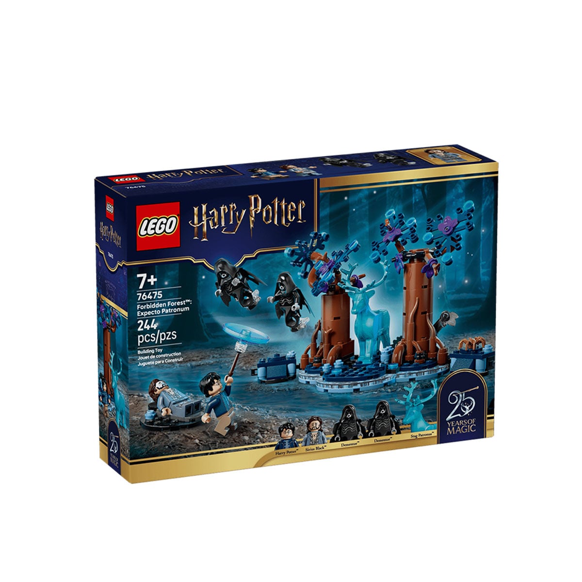 კუბიკების ნაკრები 244 ნაწილი Forbidden Forest™: Expecto Patronum Harry Potter™ Lego 76475