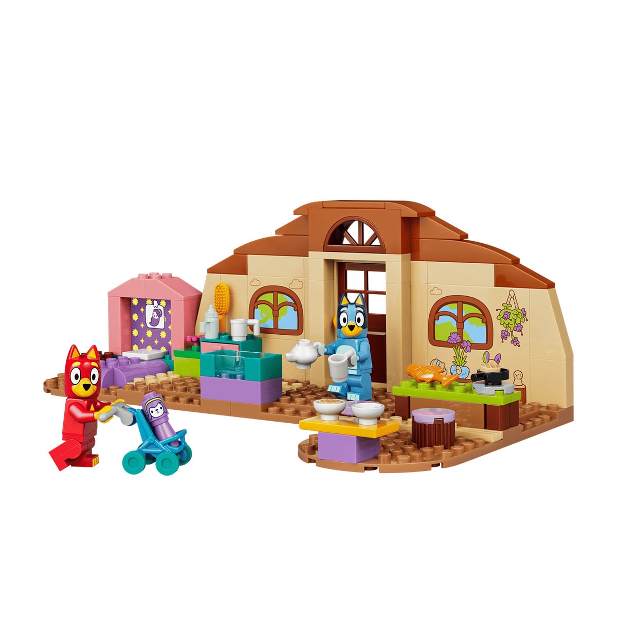 კუბიკების ნაკრები 106 ნაწილი School with Rusty and Bluey Bluey Lego 11221 - Image 2