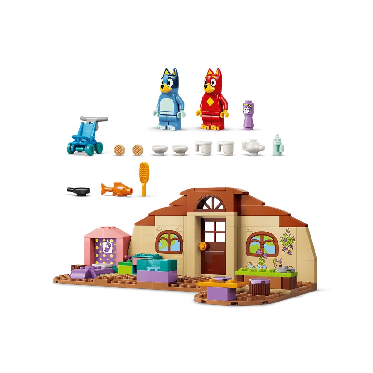 კუბიკების ნაკრები 106 ნაწილი School with Rusty and Bluey Bluey Lego 11221 - Image 5