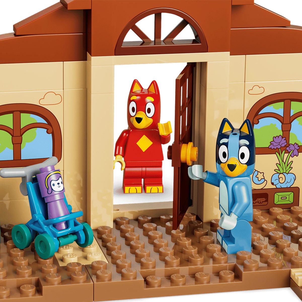 კუბიკების ნაკრები 106 ნაწილი School with Rusty and Bluey Bluey Lego 11221 - Image 6