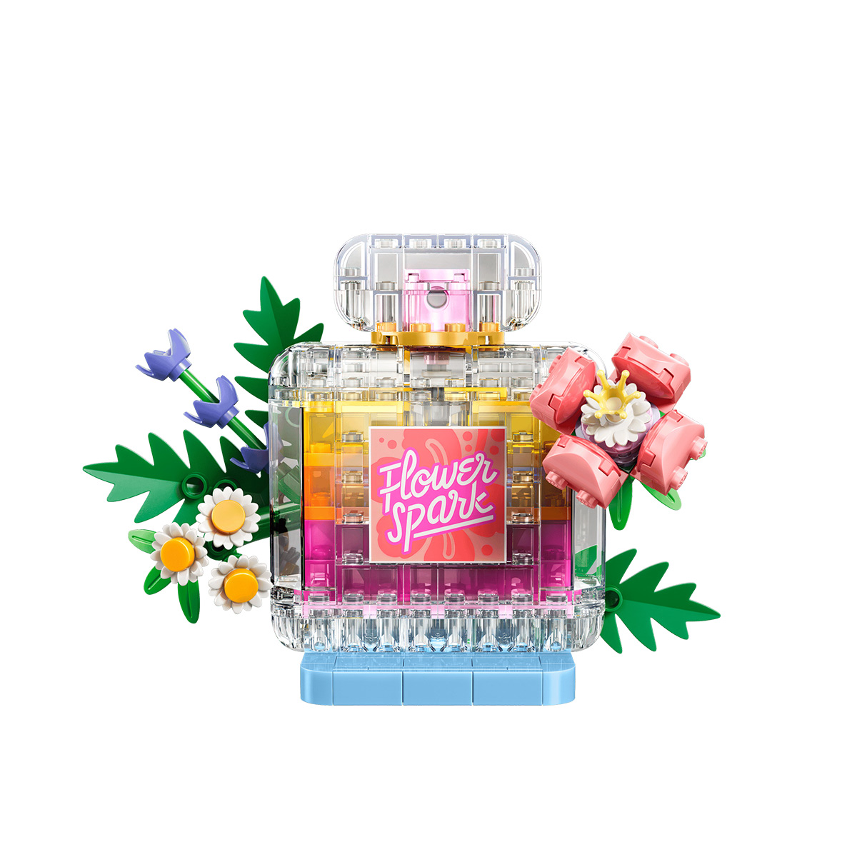 კუბიკების ნაკრები 286 ნაწილი Floral Decor Perfume Bottle Creator Lego 31383 - Image 2