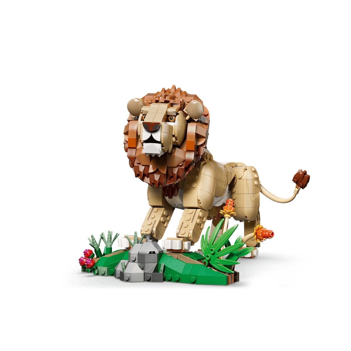 კუბიკების ნაკრები 839 ნაწილი Wild Animals: Majestic Lion Creator Lego 31386 - Image 5