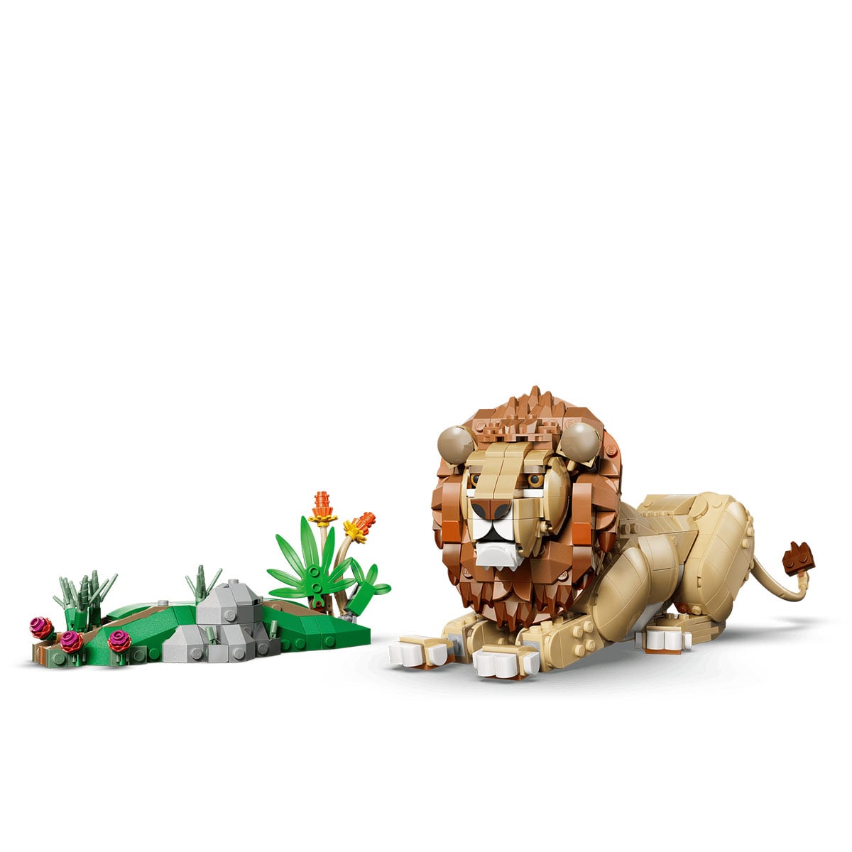 კუბიკების ნაკრები 839 ნაწილი Wild Animals: Majestic Lion Creator Lego 31386 - Image 7