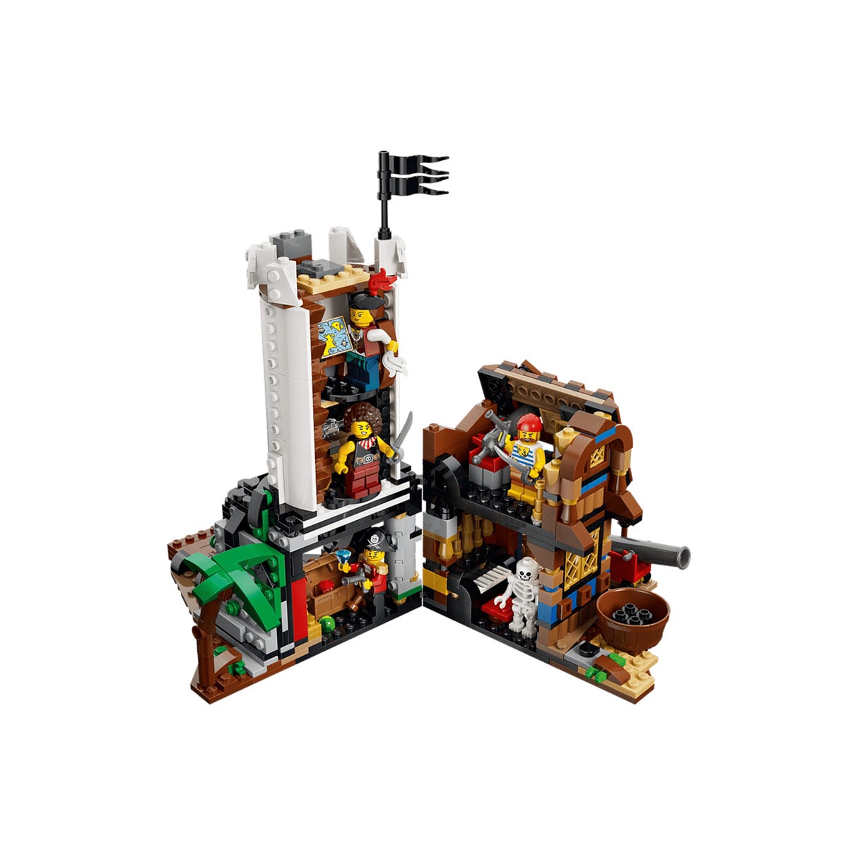 კუბიკების ნაკრები 1074 ნაწილი Iconic Pirate Ship Creator Lego 31387 - Image 10