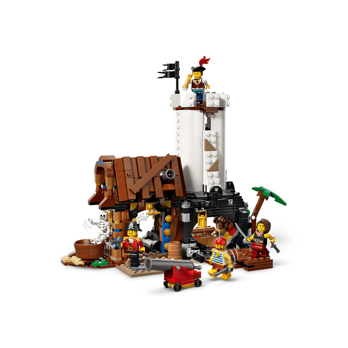 კუბიკების ნაკრები 1074 ნაწილი Iconic Pirate Ship Creator Lego 31387 - Image 3