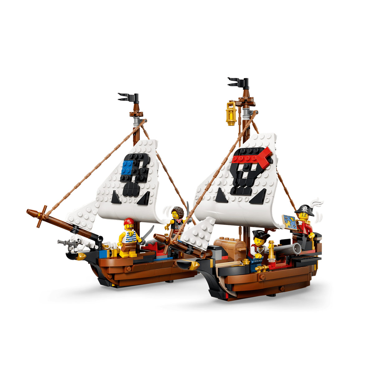 კუბიკების ნაკრები 1074 ნაწილი Iconic Pirate Ship Creator Lego 31387 - Image 4