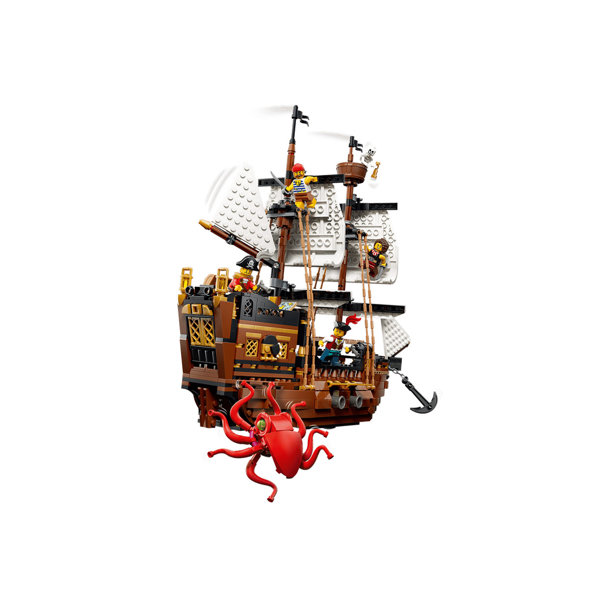 კუბიკების ნაკრები 1074 ნაწილი Iconic Pirate Ship Creator Lego 31387 - Image 7