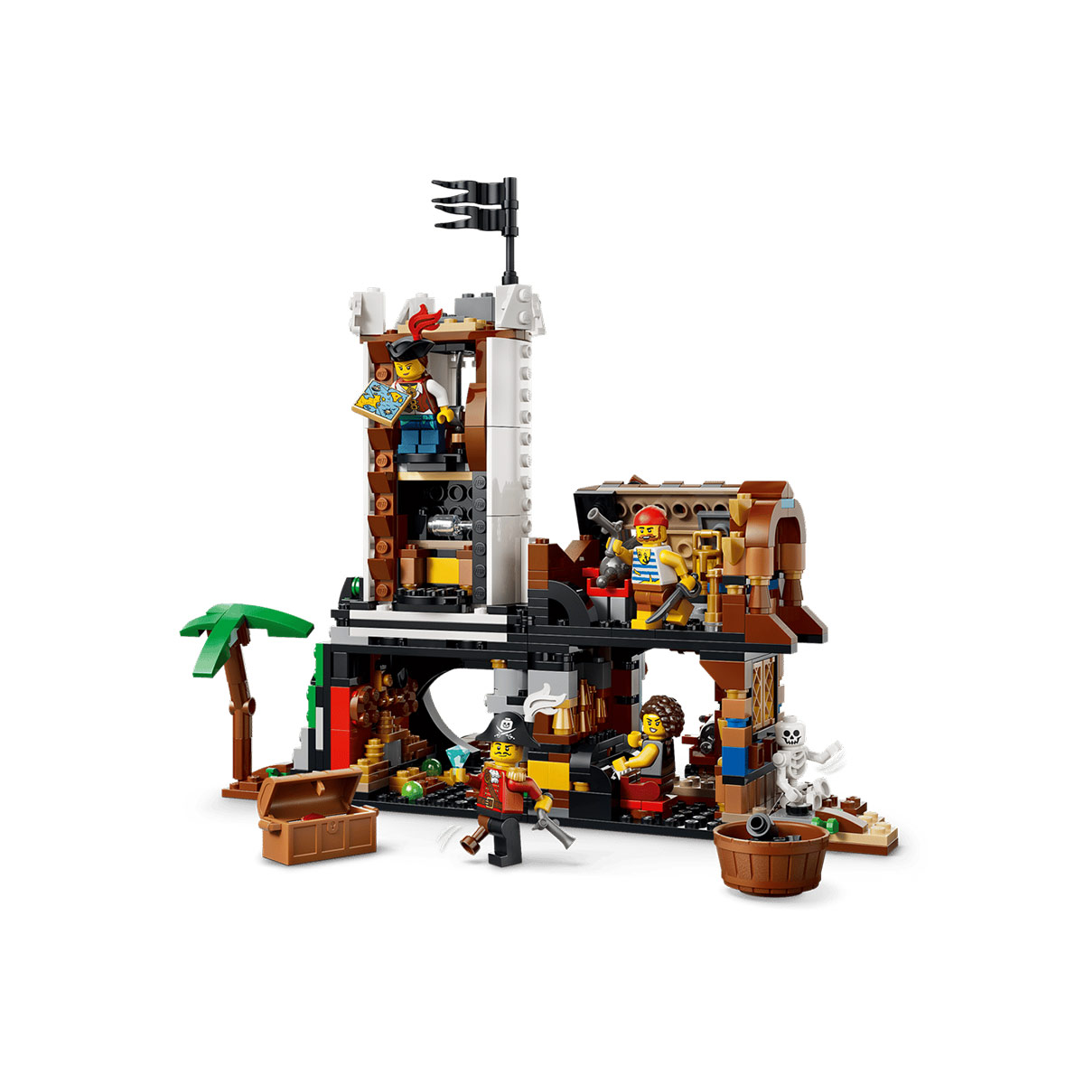 კუბიკების ნაკრები 1074 ნაწილი Iconic Pirate Ship Creator Lego 31387 - Image 9