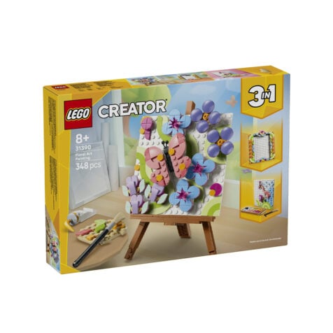 კუბიკები 348 ერთეული Floral Art Decor Painting Creator 3-In-1 Lego 31390