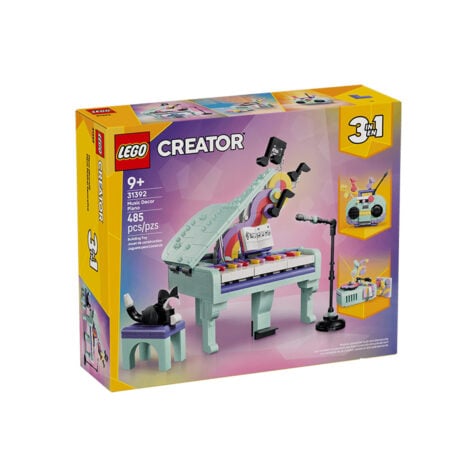 31392 Lego-Creator Music Decor Piano with Cat 485 Pieces