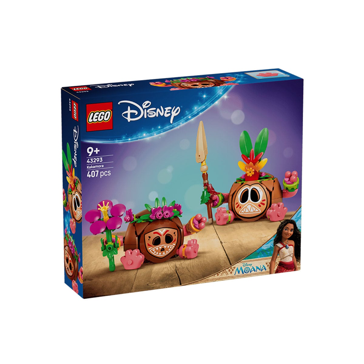 კუბიკების ნაკრები 407 ნაწილი Kakamora Moana Disney Lego 43293