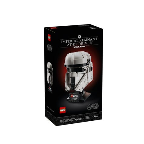 კუბიკების ნაკრები 775 ნაწილი Imperial Remnant AT-RT Driver Helmet Star Wars Lego 75458