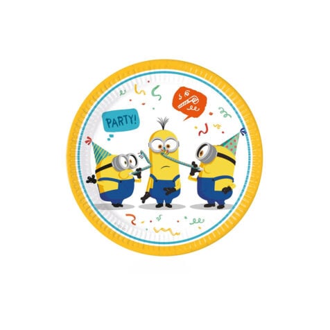 Procos Minions Rise Of Gru Party Plates 23 CM 1x8