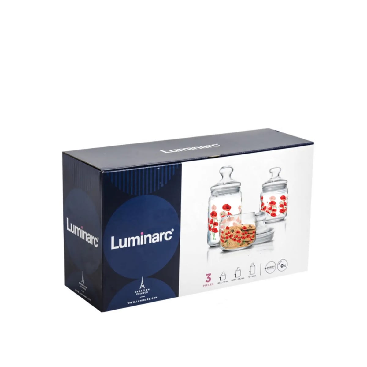 ქილების ნაკრები 1x3 Hypnosis Luminarc - Image 3
