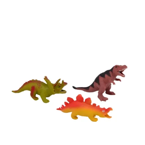 Johntoy-Animal World Dinosaur Stretchy  17 CM
