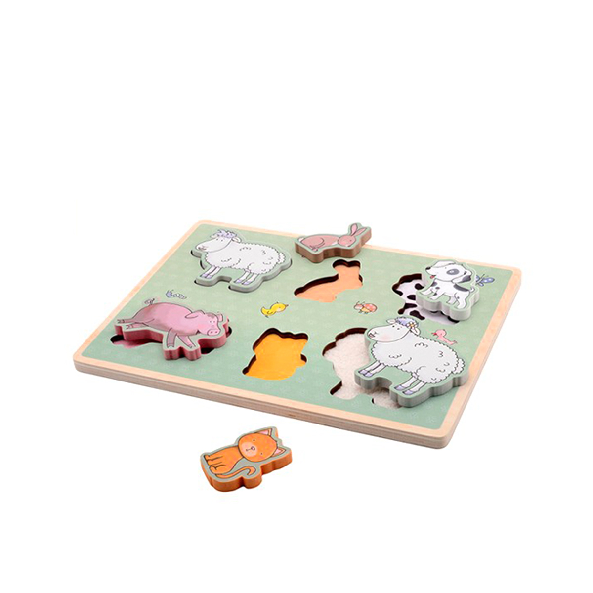 Johntoy-Jouéco Mike & Moll Puzzel Animals - Image 2
