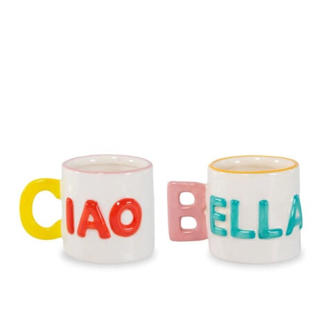 ჭიქა სახელურით კერამიკის 100 მლ Bella Ciao WD Lifestyle