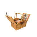 WD Lifestyle Honey Color Picnic Basket For 2 People