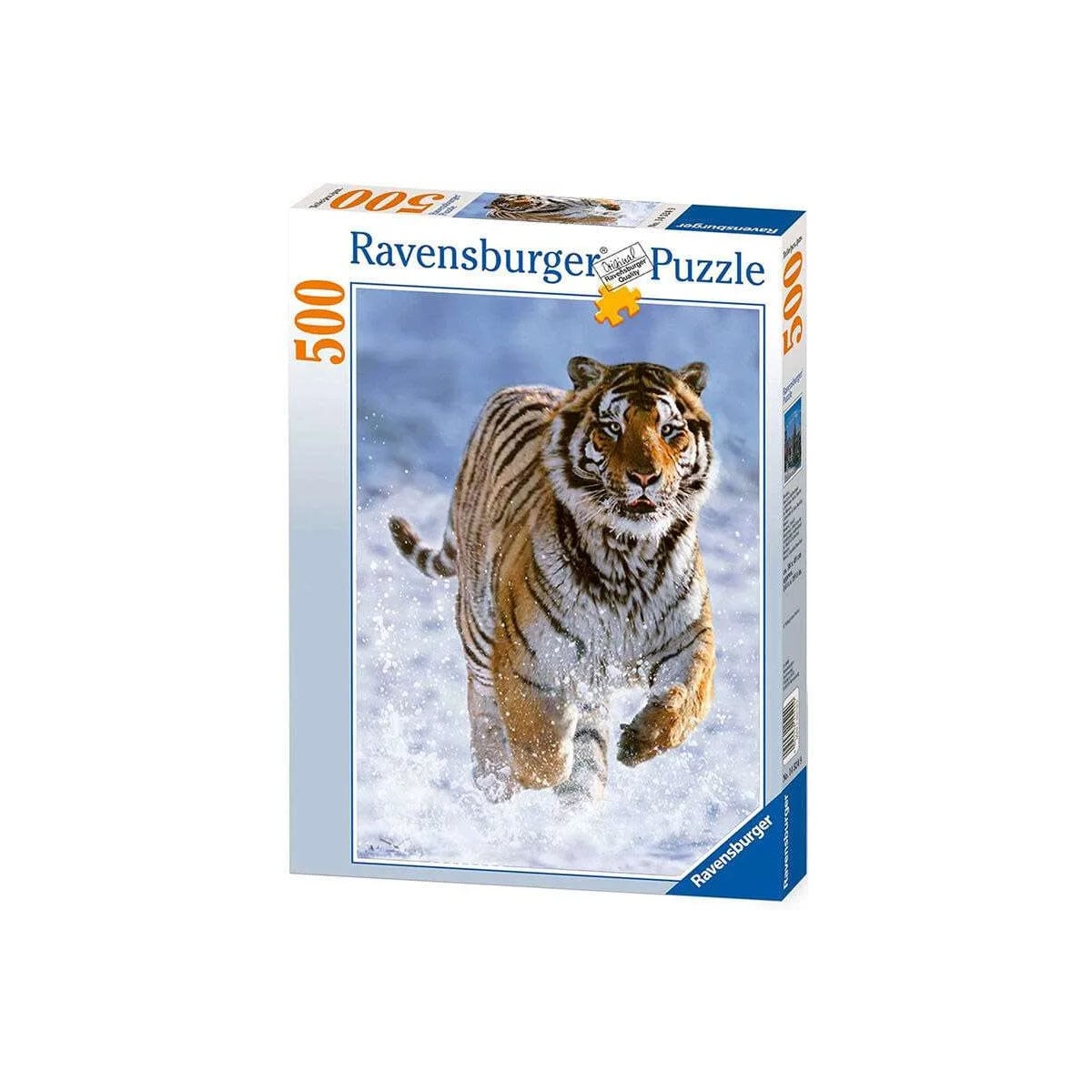 ფაზლი 500 ნაწილით Tiger in the Snow Ravensburger
