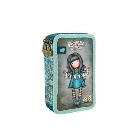 Santoro Gorjuss I Found My Family in a Book Pencil Case with Accessories