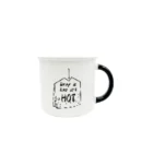 Super Black & White Porcelain Mug 405 ML